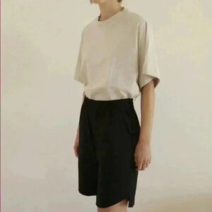 Magpie Goose | “Yenisei” Long Black Shorts